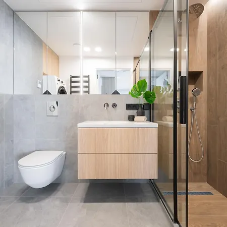 Apartman Modern Cozy With Free Parking In Trendy Paupys Vilnius