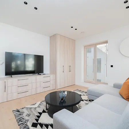 Modern Cozy With Free Parking In Trendy Paupys Vilnius