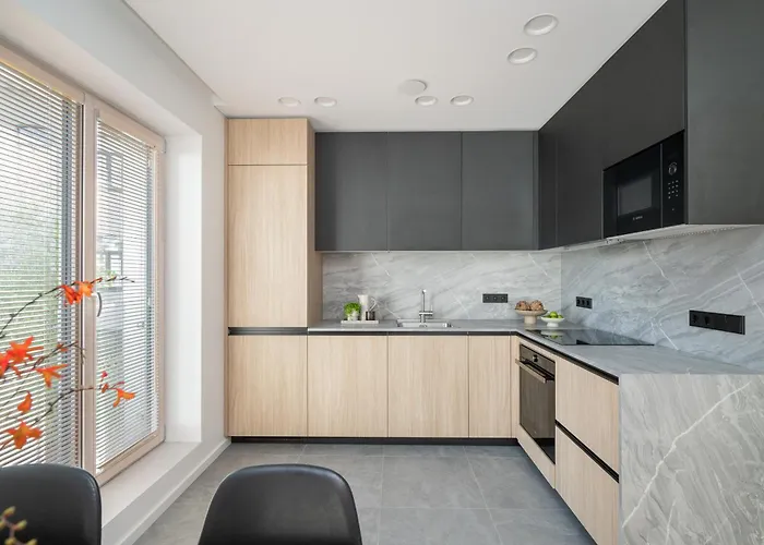 Apartman Modern Cozy With Free Parking In Trendy Paupys Vilnius