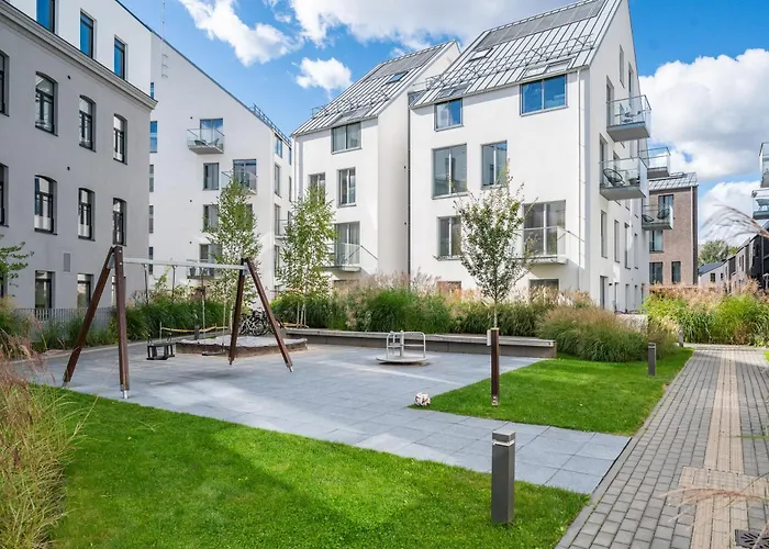 Modern Cozy With Free Parking In Trendy Paupys Lägenhet Vilnius