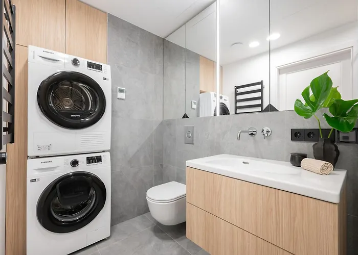 Apartman Modern Cozy With Free Parking In Trendy Paupys Vilnius