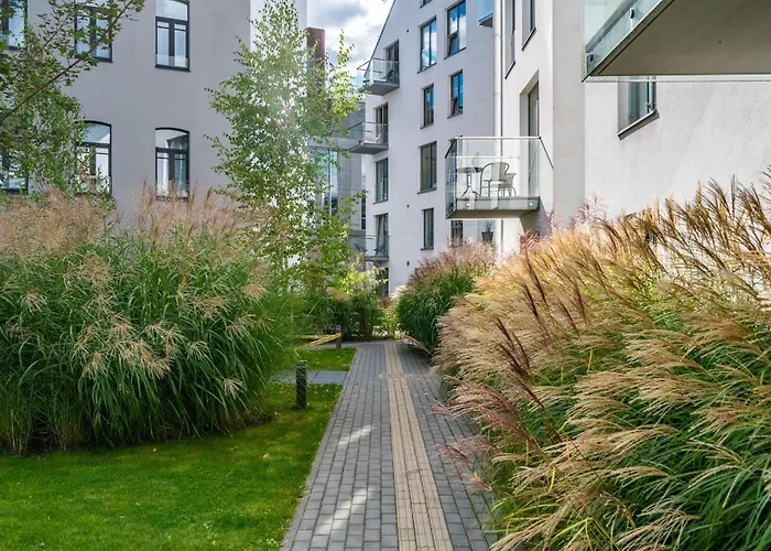 Modern Cozy With Free Parking In Trendy Paupys Vilnius