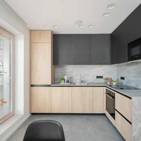 Apartment Modern Cozy With Free Parking In Trendy Paupys Vilnius